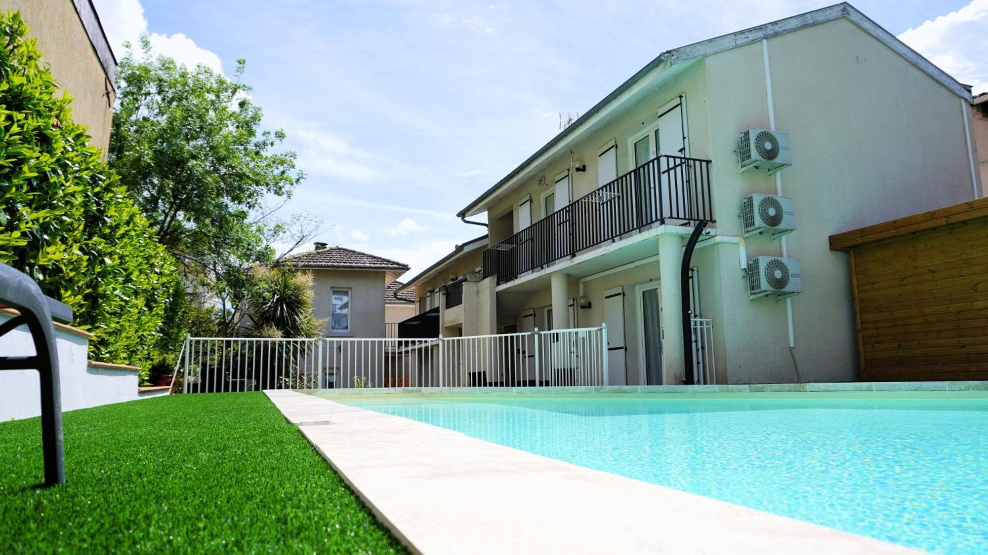 Aubergade Hotel Barbotan les Thermes Bagian luar foto